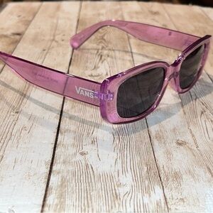 Vans BOMB semi-translucent Purple Rectangular Sunglasses
